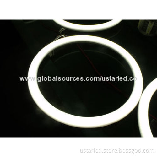 9W LED Circline Bulbs, SMD2835, CRI>73, PF>0.95, 800lm, G10q Base, Aluminum+PC, AC85-265V, CE & RoHS